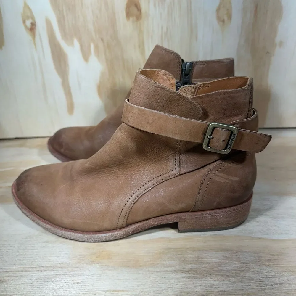 Kork Ease Viki Leather Ankle Boots Women’s Size 6